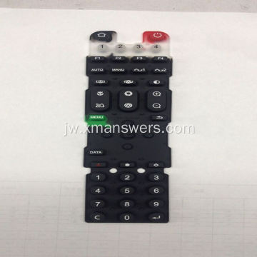 Tombol keypad karet silikon remote control khusus